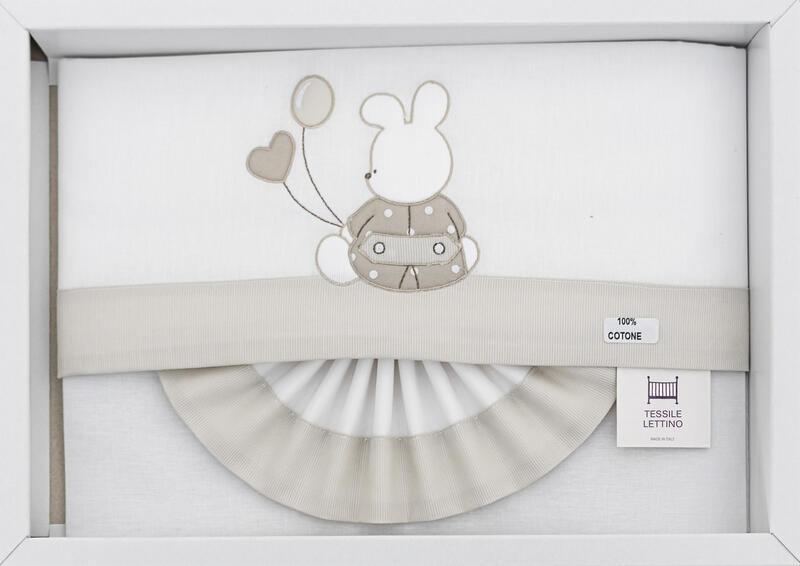 LENZUOLO 3 PZ LETTINO RICAMATO BuyBuy24 Abbilgiamento e Biancheria