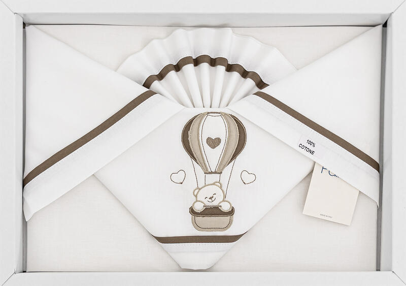 LENZUOLO 3 PZ LETTINO RICAMATO BuyBuy24 Abbilgiamento e Biancheria