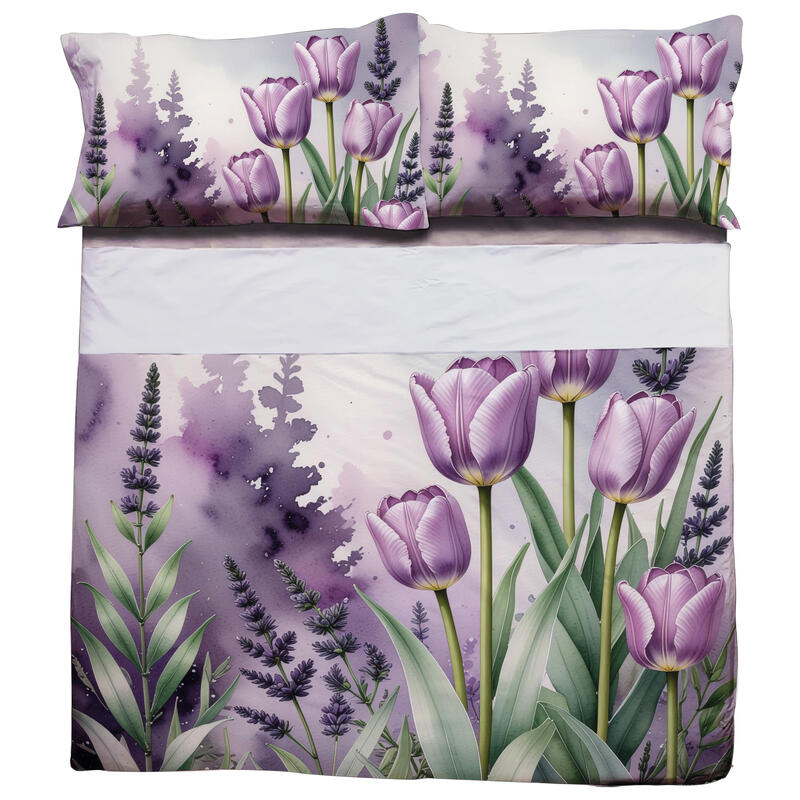 LENZUOLO COPRILETTO 2 PIAZZE STAMPA HD BuyBuy24 Abbilgiamento e Biancheria