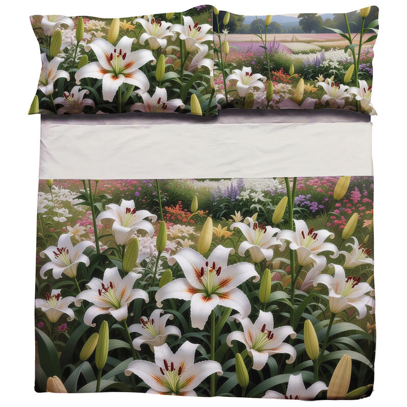 LENZUOLO COPRILETTO 2 PIAZZE STAMPA HD BuyBuy24 Abbilgiamento e Biancheria