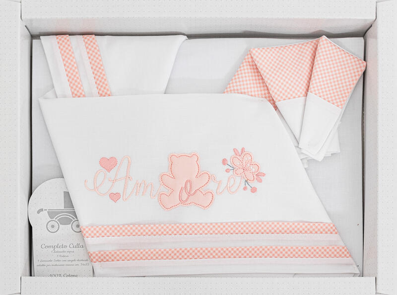 LENZUOLO CULLA 3 PEZZI NEONATO BuyBuy24 Abbilgiamento e Biancheria