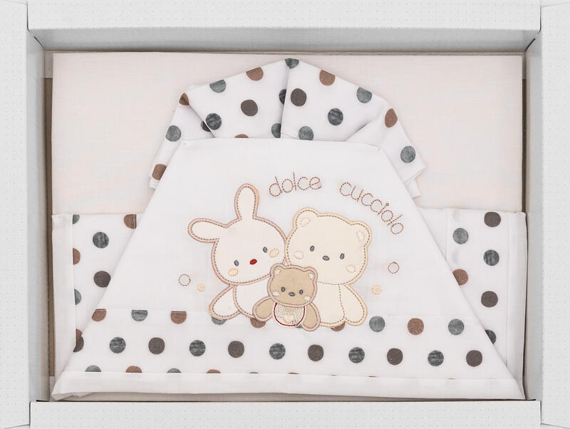 LENZUOLO CULLA 3 PEZZI NEONATO BuyBuy24 Abbilgiamento e Biancheria