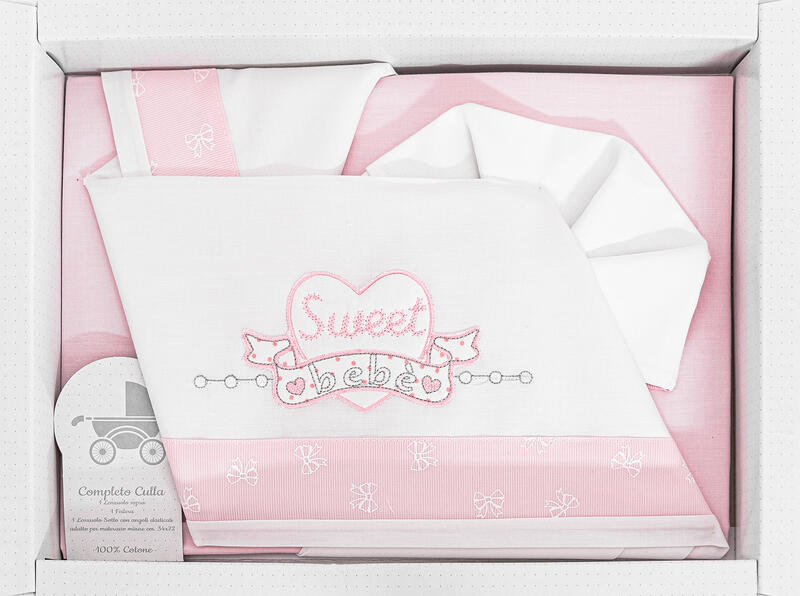 LENZUOLO CULLA 3 PEZZI NEONATO BuyBuy24 Abbilgiamento e Biancheria