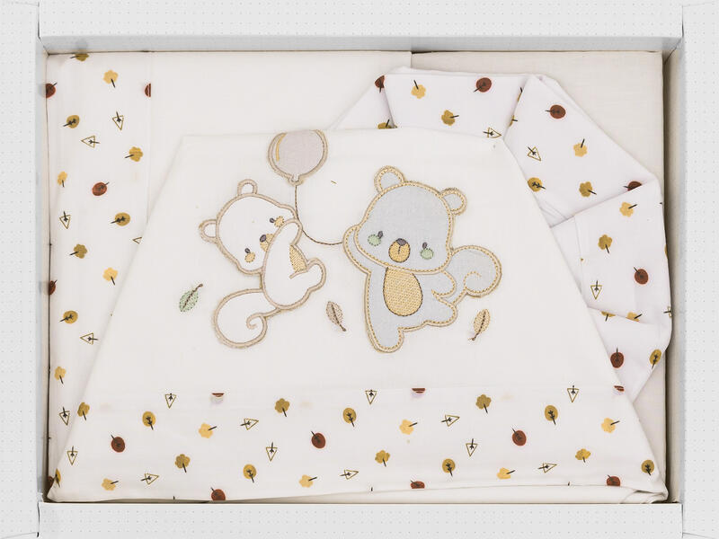 LENZUOLO LETTINO 3 PEZZI BuyBuy24 Abbilgiamento e Biancheria