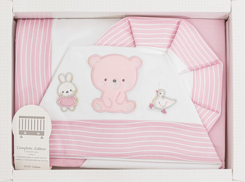 LENZUOLO LETTINO 3 PEZZI BuyBuy24 Abbilgiamento e Biancheria