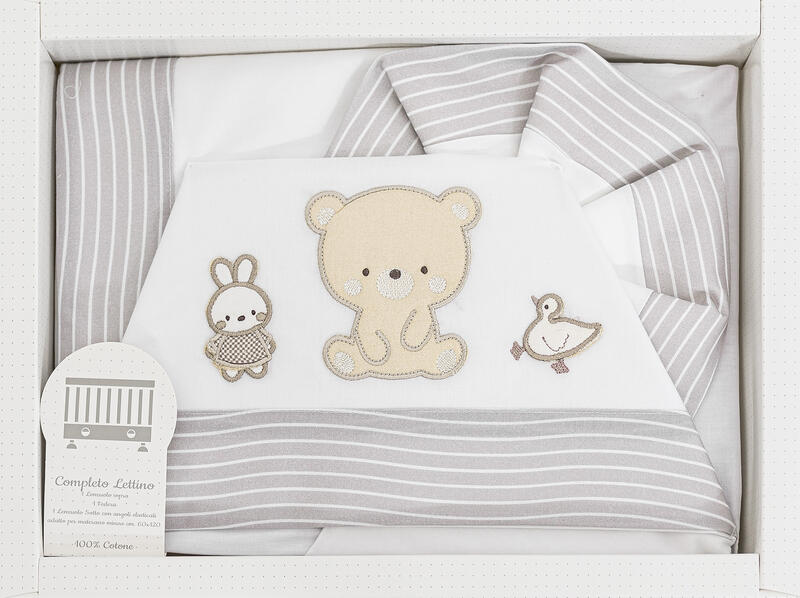 LENZUOLO LETTINO 3 PEZZI BuyBuy24 Abbilgiamento e Biancheria