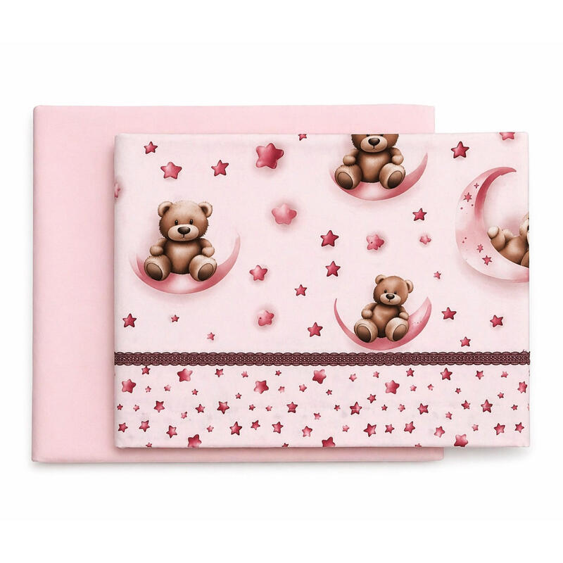 LENZUOLO NEONATO COTONE LETTINO CM 120X180 BuyBuy24 Abbilgiamento e Biancheria