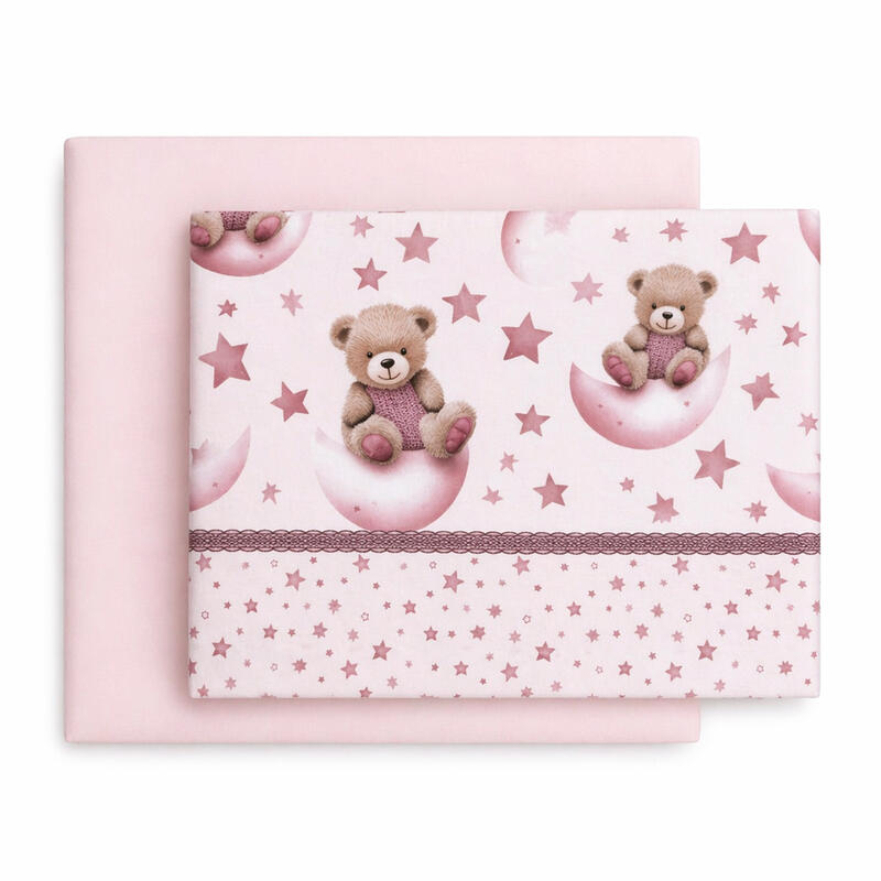 LENZUOLO NEONATO COTONE LETTINO CM 120X180 BuyBuy24 Abbilgiamento e Biancheria