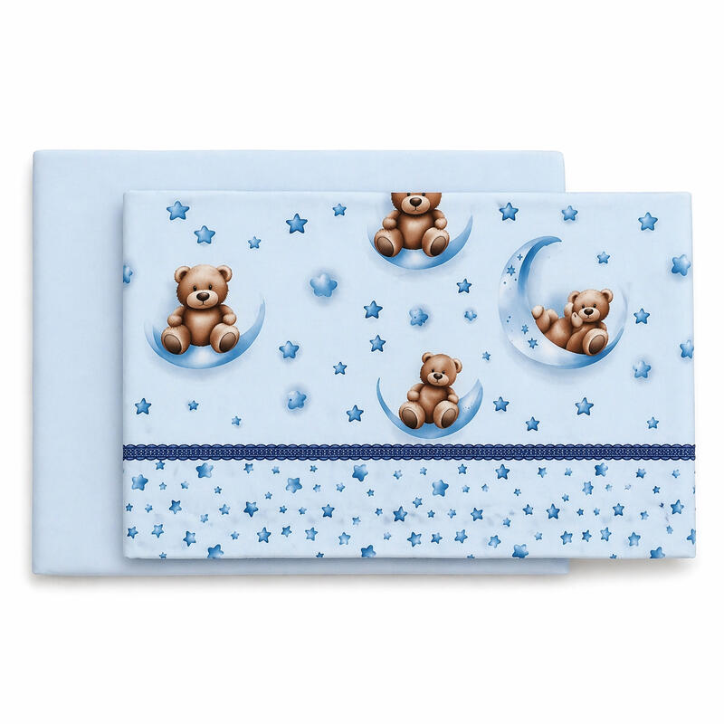 LENZUOLO NEONATO COTONE LETTINO CM 120X180 BuyBuy24 Abbilgiamento e Biancheria