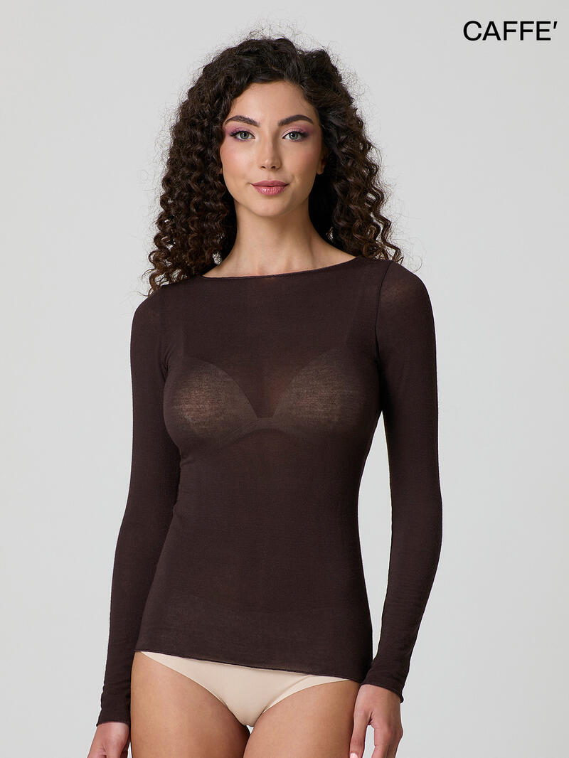 MAGLIA ESTERNABILE SCOLLO BARCA IN CASHMERE BuyBuy24 Abbilgiamento e Biancheria