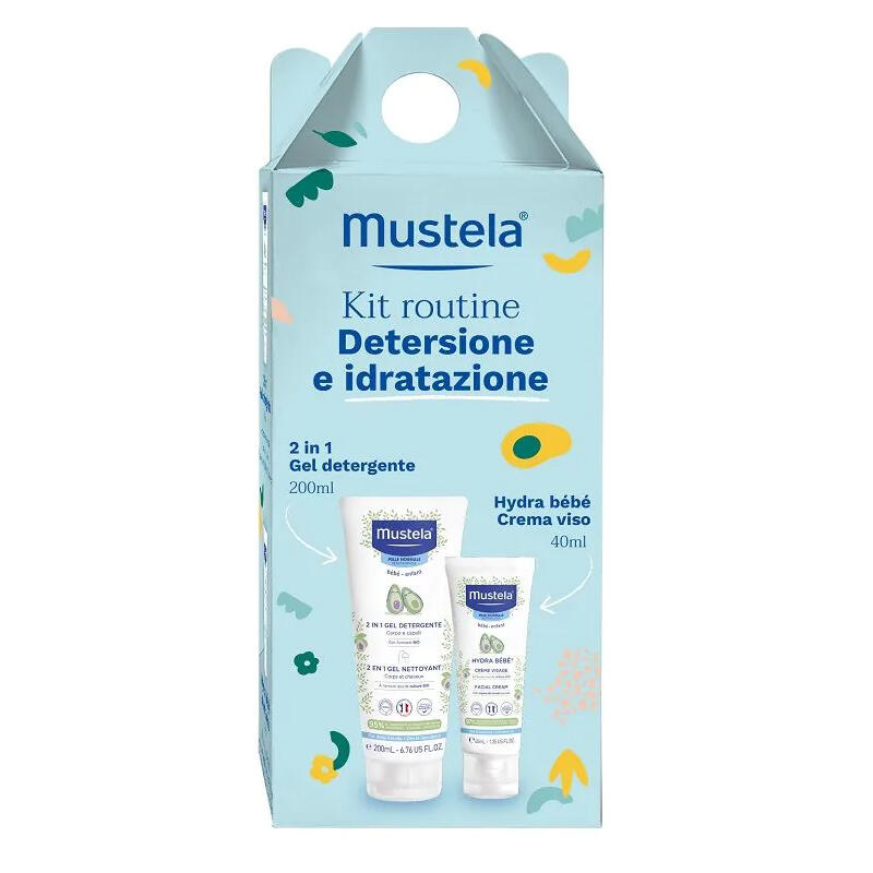 MUSTELA KIT ROUTINE DETERSIONE E IDRATAZIONE BuyBuy24 Abbilgiamento e Biancheria