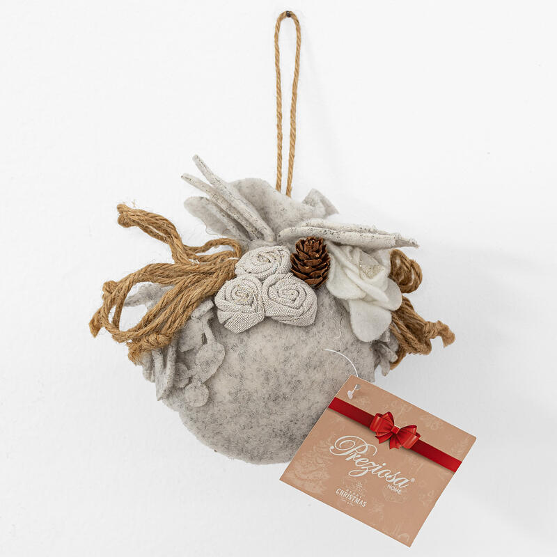 PALLA DECORATIVA IN FELTRO BuyBuy24 Abbilgiamento e Biancheria
