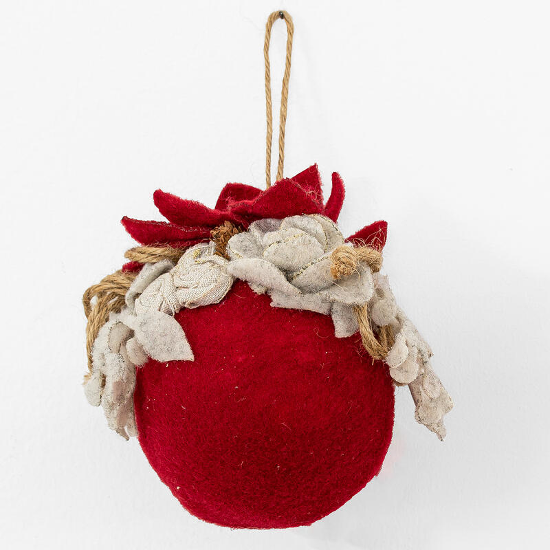 PALLA DECORATIVA IN FELTRO BuyBuy24 Abbilgiamento e Biancheria