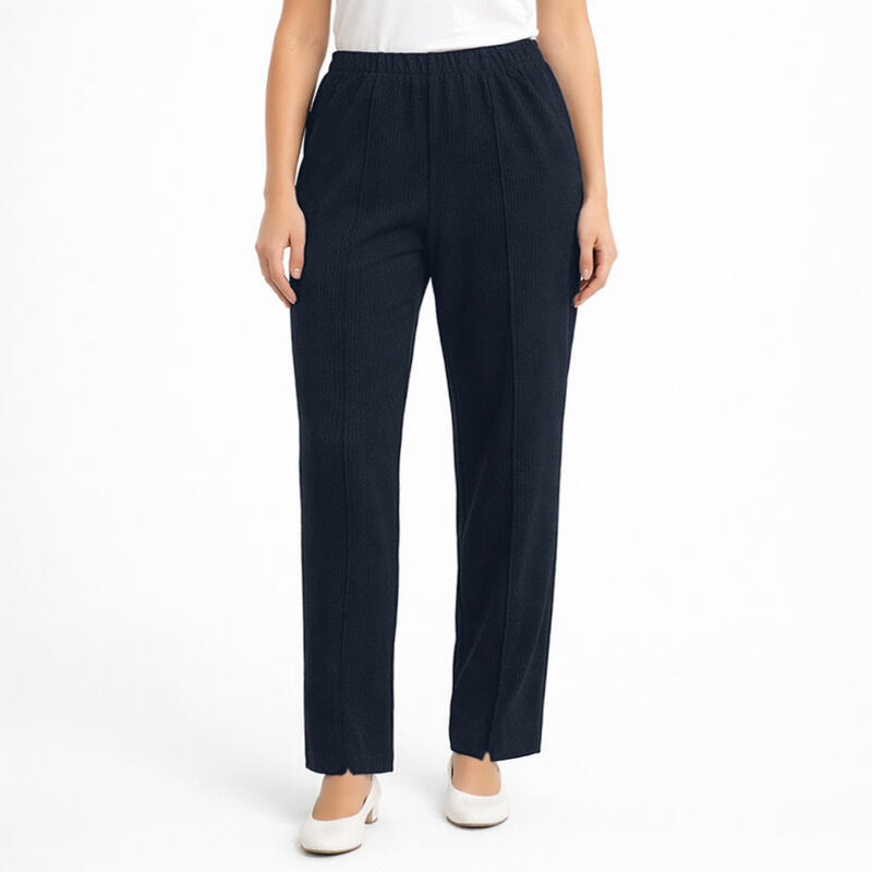 PANTALONE DONNA MILLERIGHE GARZATO COMFORTATO BuyBuy24 Abbilgiamento e Biancheria