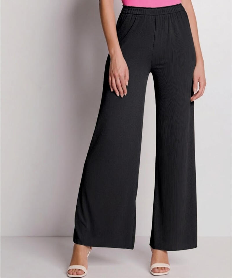 PANTALONE MORBIDO A GAMBA LARGA BuyBuy24 Abbilgiamento e Biancheria