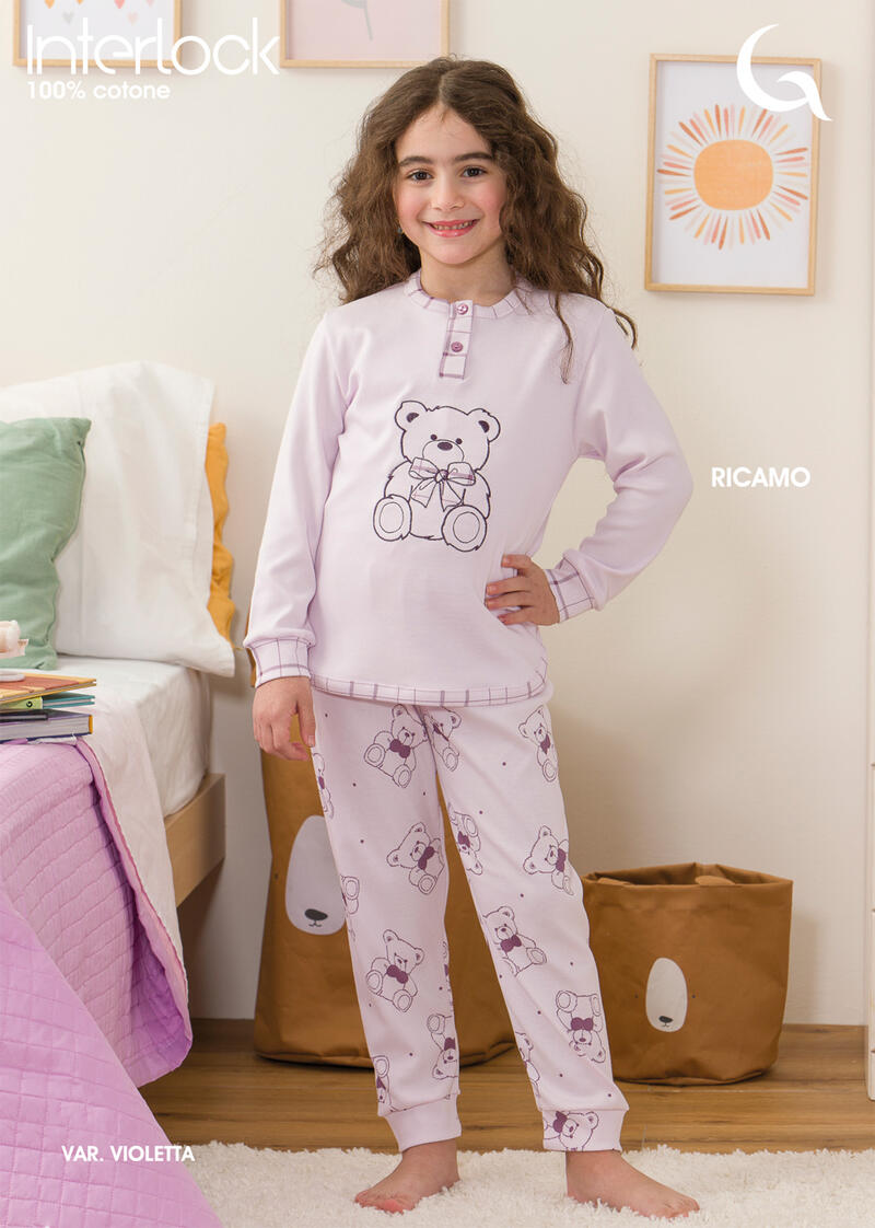 PIGIAMA BIMBA INTERLOCK BuyBuy24 Abbilgiamento e Biancheria