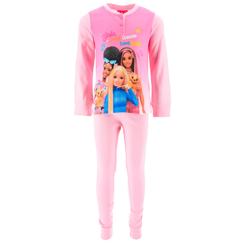 PIGIAMA BIMBA LUNGO JERSEY BARBIE BuyBuy24 Abbilgiamento e Biancheria