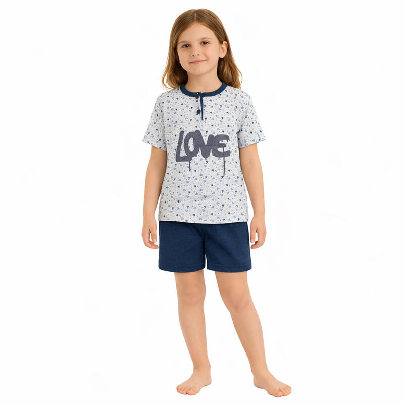 PIGIAMA BIMBA MEZZA MANICA PANTALONCINO BuyBuy24 Abbilgiamento e Biancheria