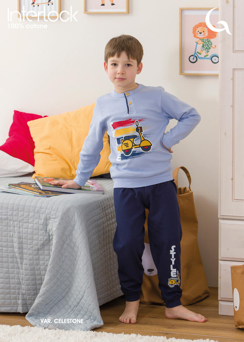 PIGIAMA BIMBO INTERLOCK BuyBuy24 Abbilgiamento e Biancheria