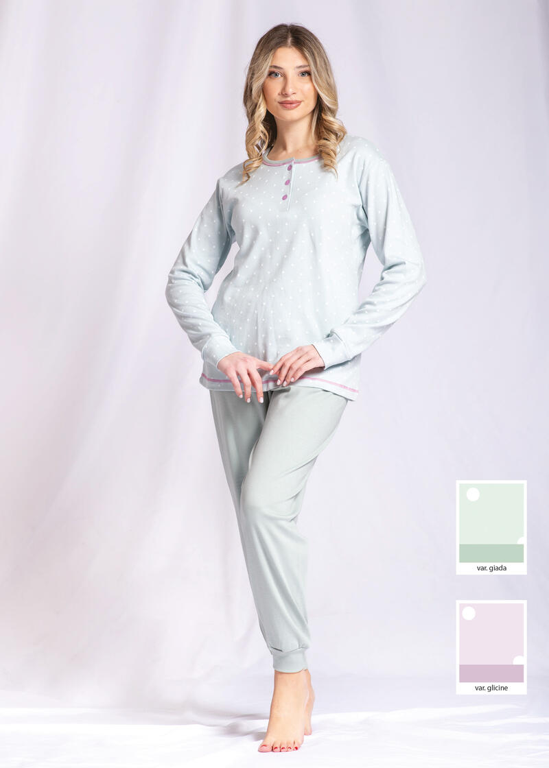 PIGIAMA DONNA INTERLOCK BuyBuy24 Abbilgiamento e Biancheria