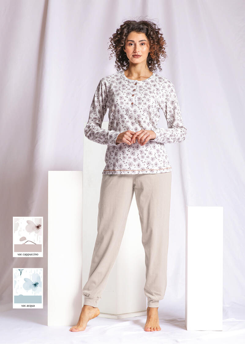 PIGIAMA DONNA INTERLOCK BuyBuy24 Abbilgiamento e Biancheria