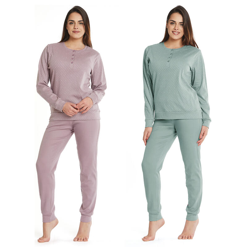 PIGIAMA DONNA INTERLOCK BuyBuy24 Abbilgiamento e Biancheria