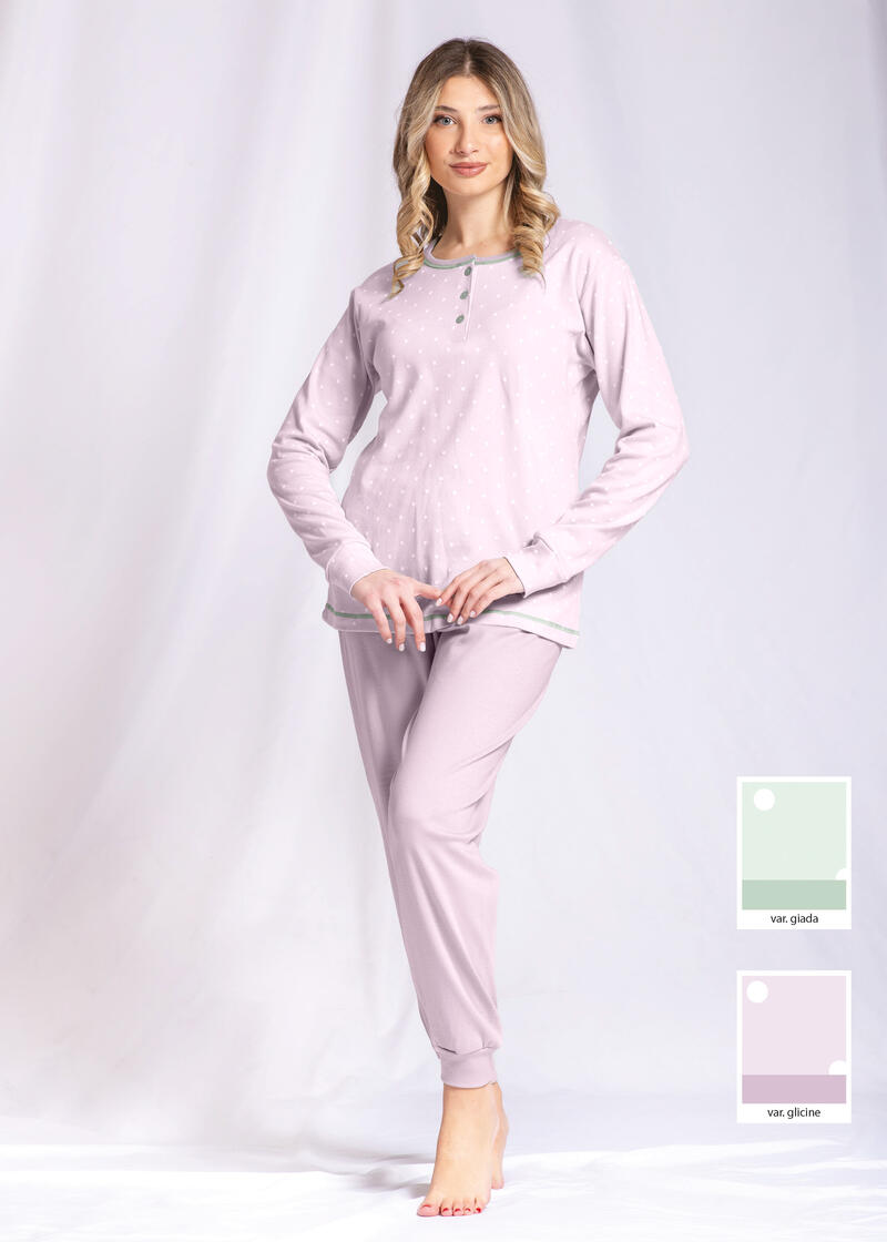 PIGIAMA DONNA INTERLOCK BuyBuy24 Abbilgiamento e Biancheria