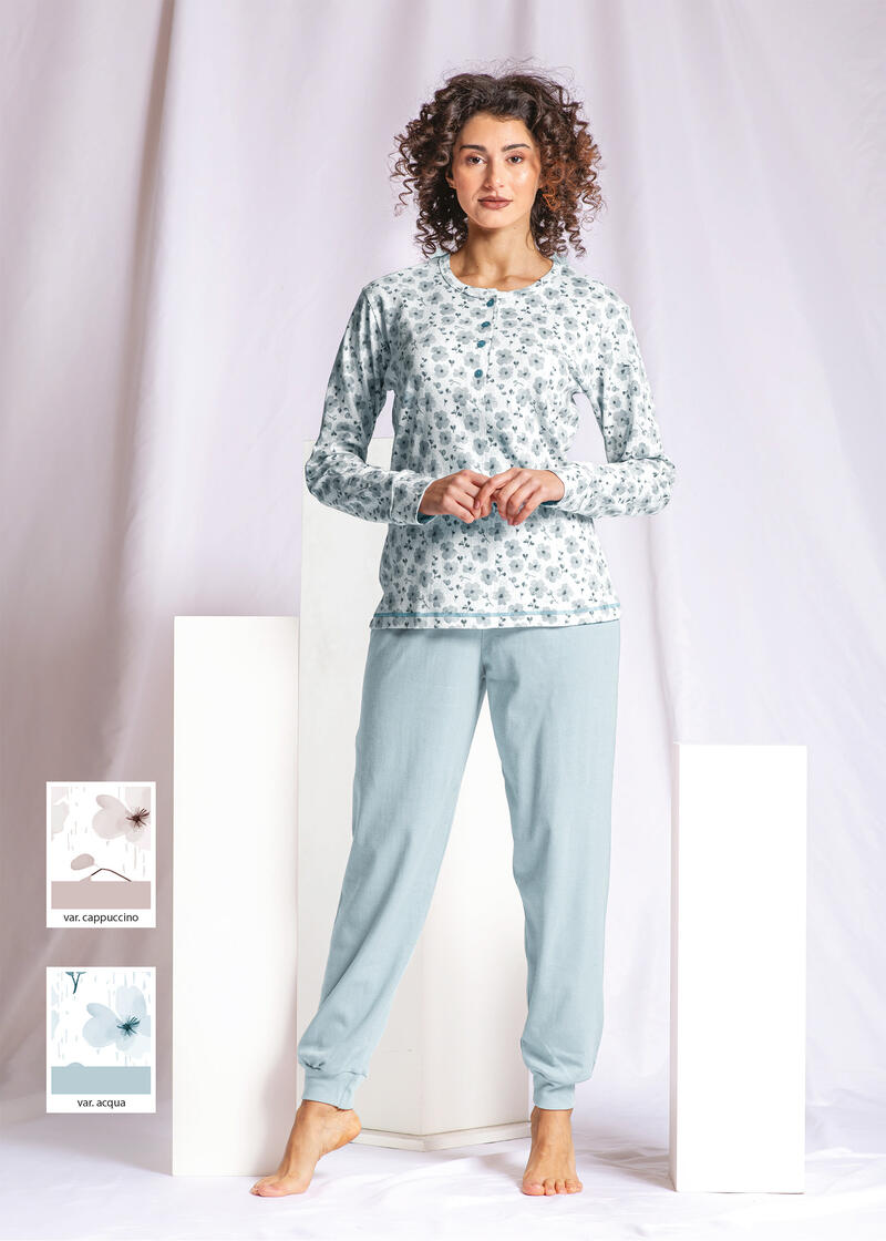 PIGIAMA DONNA INTERLOCK BuyBuy24 Abbilgiamento e Biancheria