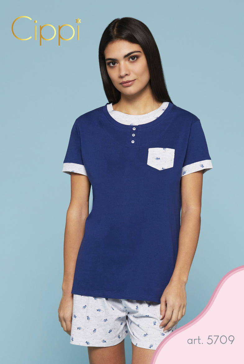 PIGIAMA DONNA MEZZA MANICA PANTALONCINO BuyBuy24 Abbilgiamento e Biancheria