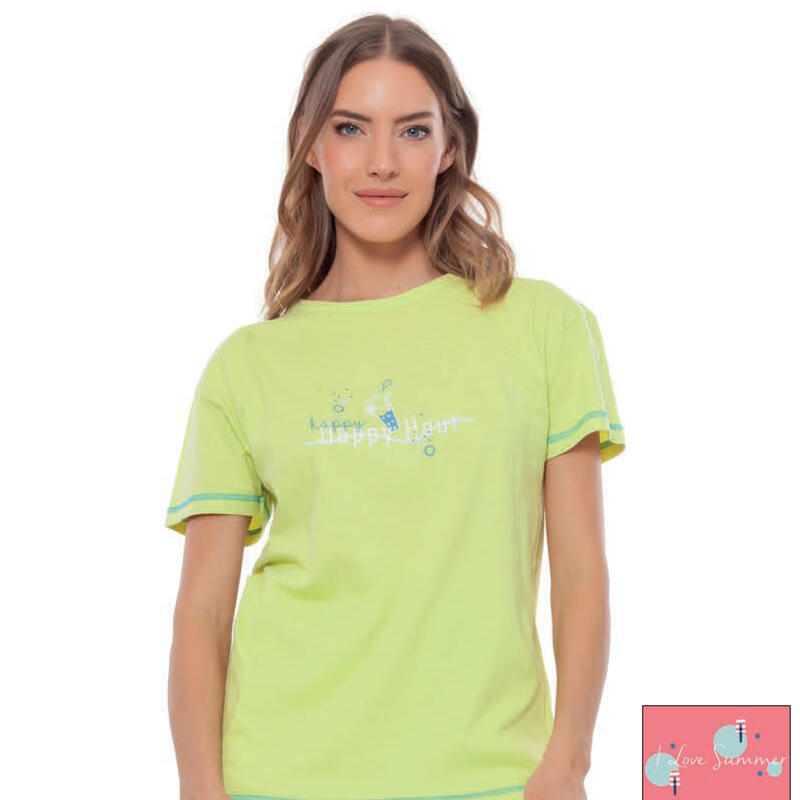 PIGIAMA DONNA MEZZA MANICA PINOCCHETTO BuyBuy24 Abbilgiamento e Biancheria