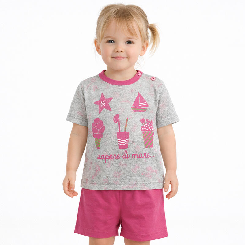 PIGIAMA NEONATA CORTO JERSEY BuyBuy24 Abbilgiamento e Biancheria