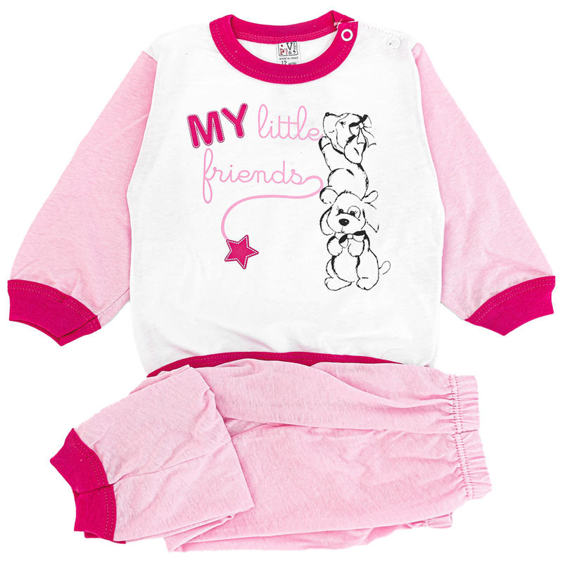 PIGIAMA NEONATA LUNGO COTONE 100% BuyBuy24 Abbilgiamento e Biancheria