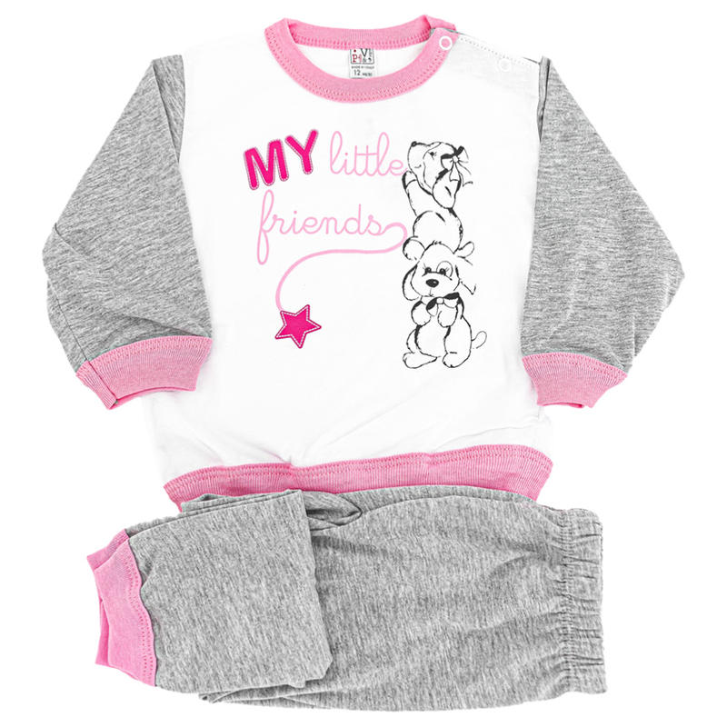 PIGIAMA NEONATA LUNGO COTONE 100% BuyBuy24 Abbilgiamento e Biancheria