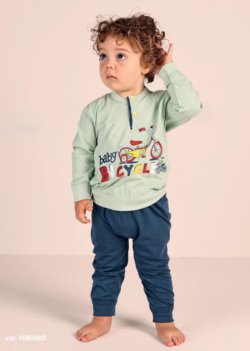 PIGIAMA NEONATO LUNGO IN COTONE BuyBuy24 Abbilgiamento e Biancheria