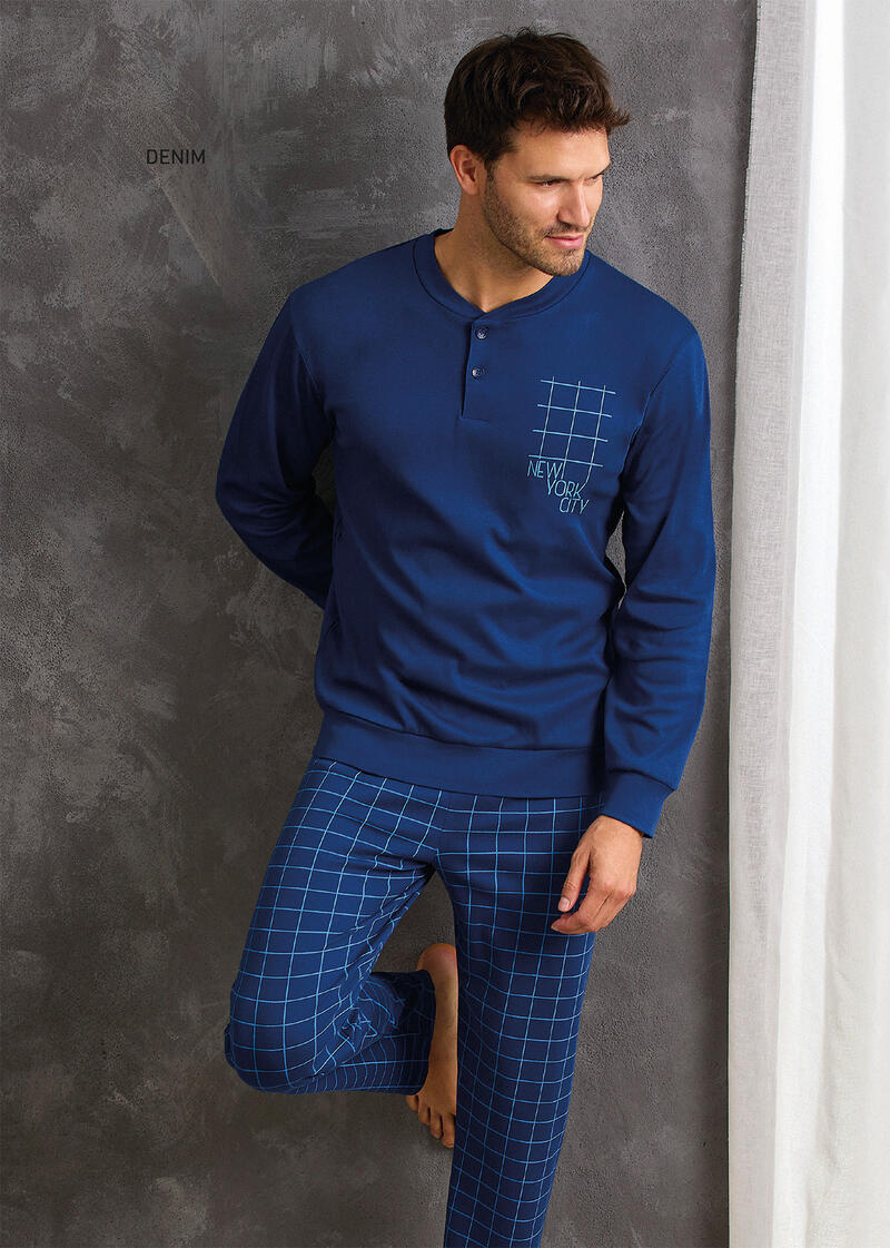 PIGIAMA UOMO INTERLOCK BuyBuy24 Abbilgiamento e Biancheria