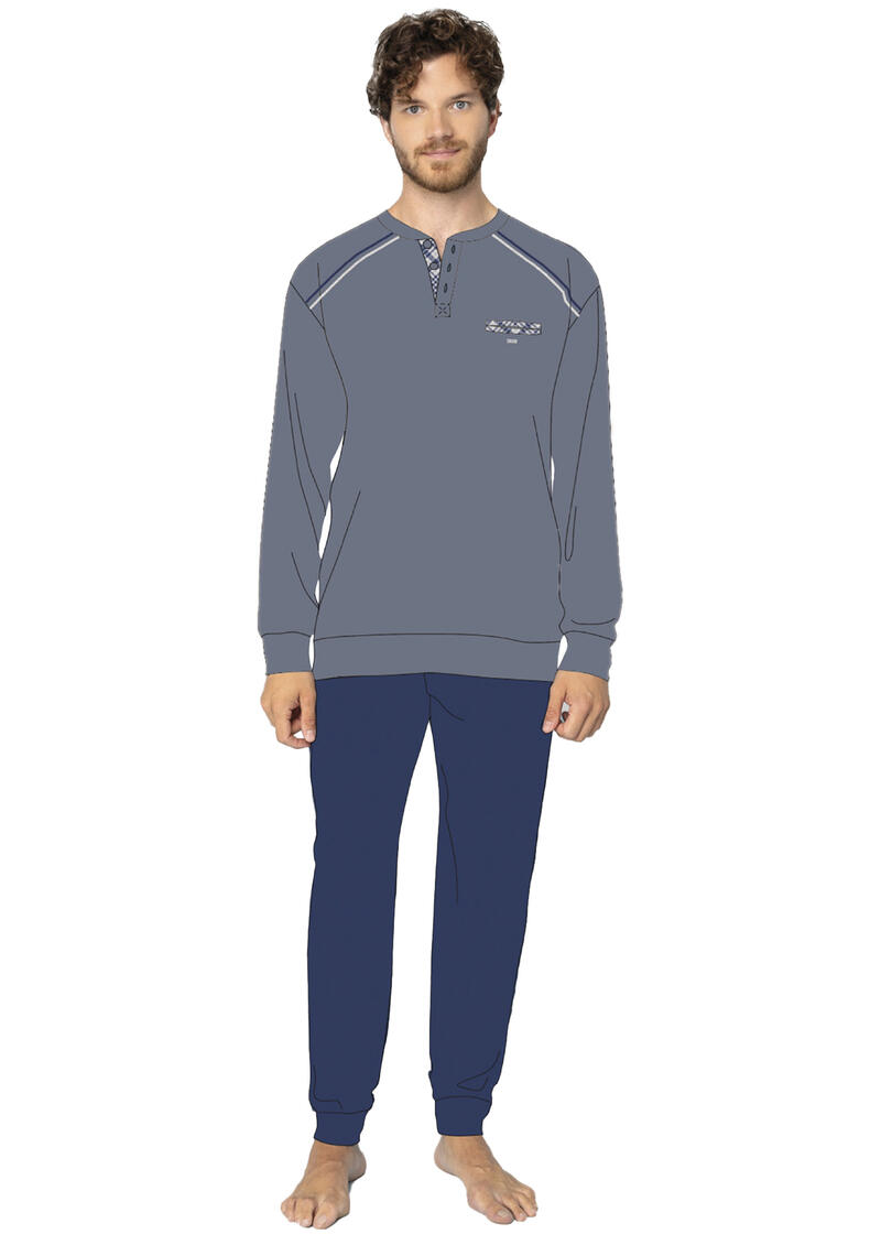 PIGIAMA UOMO INTERLOCK BuyBuy24 Abbilgiamento e Biancheria