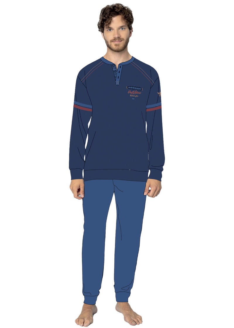 PIGIAMA UOMO INTERLOCK BuyBuy24 Abbilgiamento e Biancheria