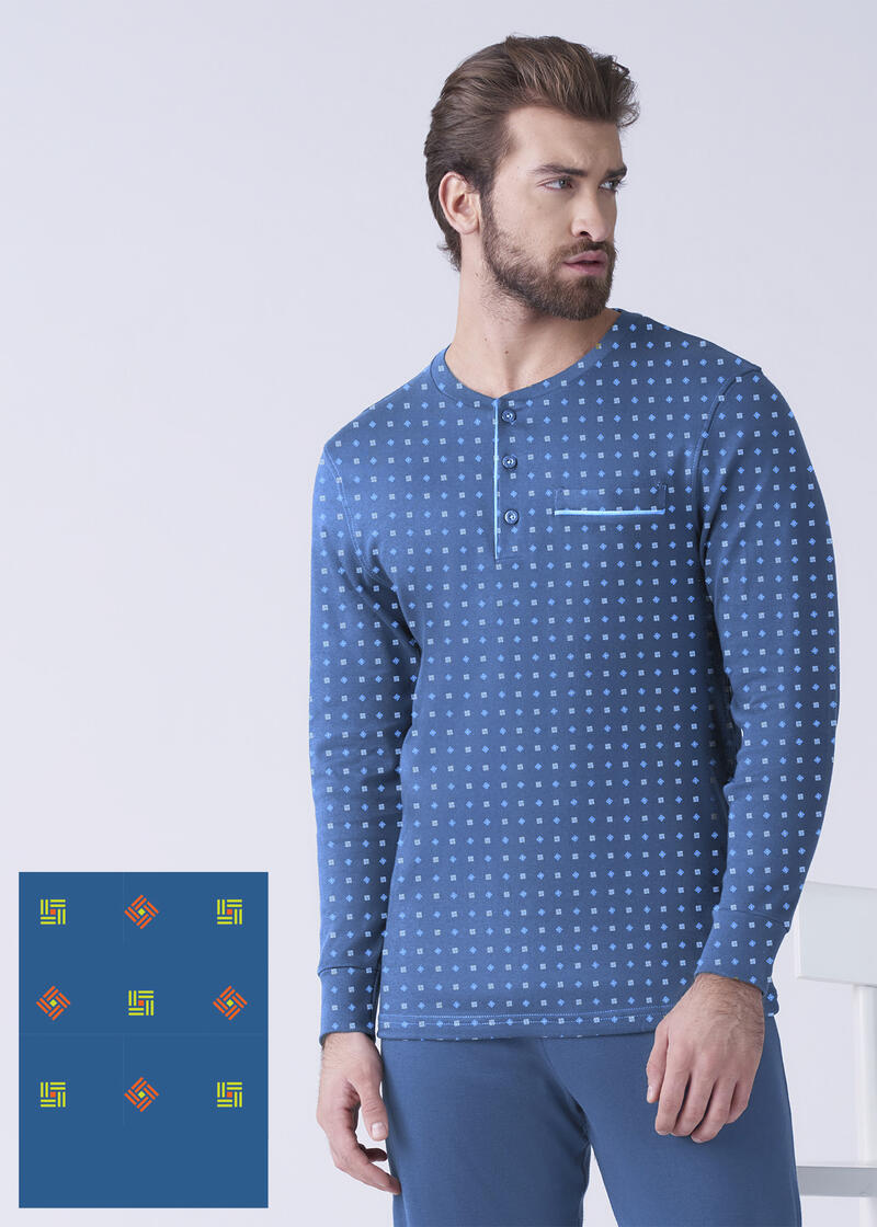 PIGIAMA UOMO INTERLOCK BuyBuy24 Abbilgiamento e Biancheria