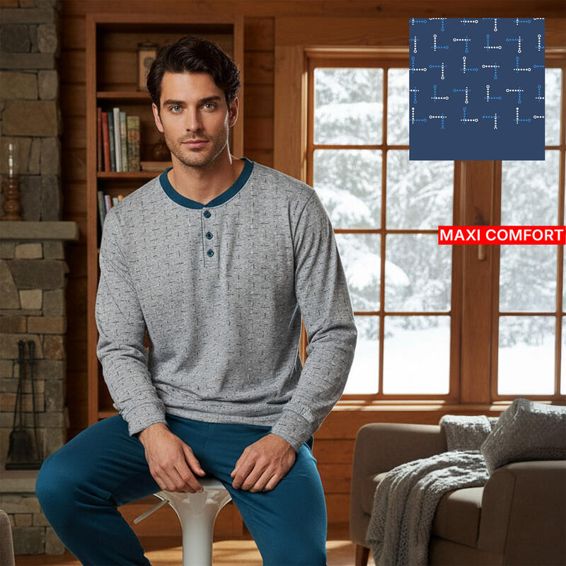 PIGIAMA UOMO INTERLOCK CALIBRATO BuyBuy24 Abbilgiamento e Biancheria