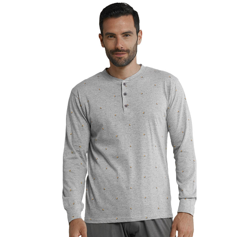 PIGIAMA UOMO LUNGO JERSEY BuyBuy24 Abbilgiamento e Biancheria