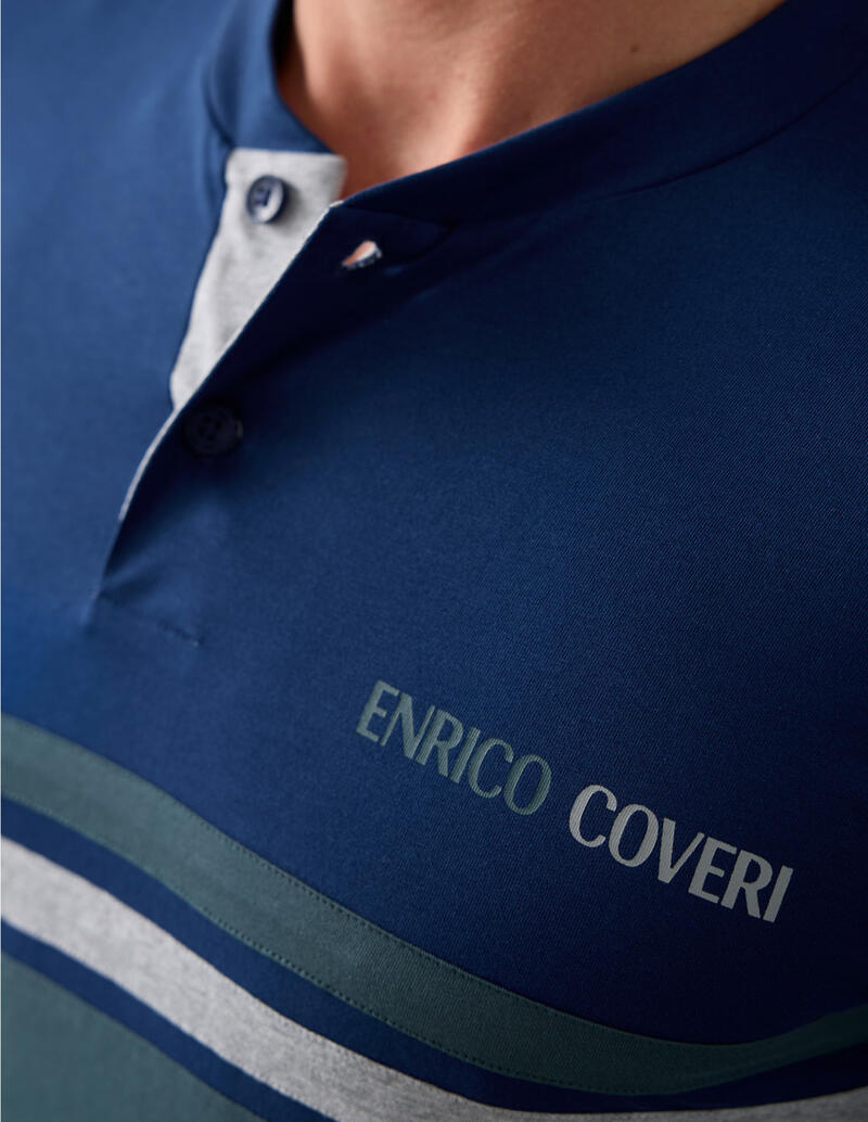 PIGIAMA UOMO LUNGO JERSEY ENRICO COVERI BuyBuy24 Abbilgiamento e Biancheria