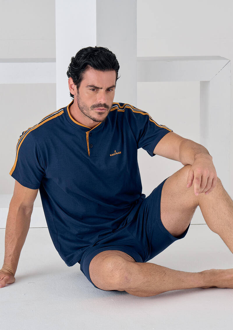 PIGIAMA UOMO MEZZA MANICA PANTALONCINO BuyBuy24 Abbilgiamento e Biancheria