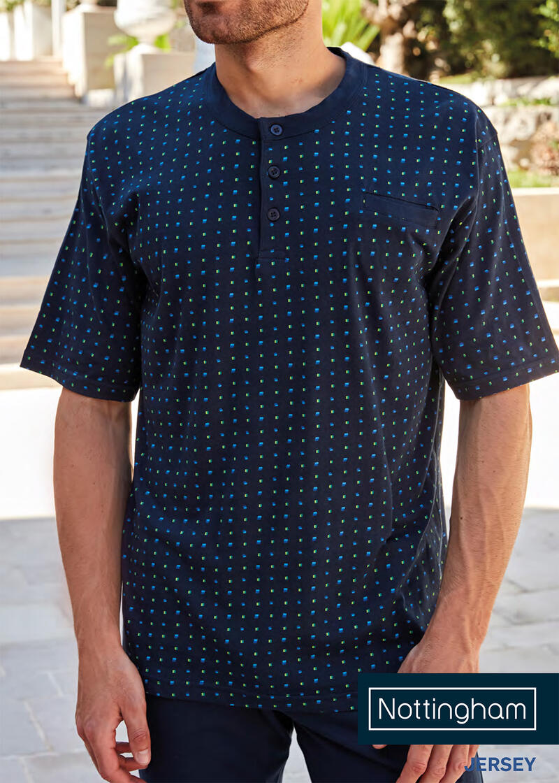 PIGIAMA UOMO MEZZA MANICA PANTALONCINO BuyBuy24 Abbilgiamento e Biancheria