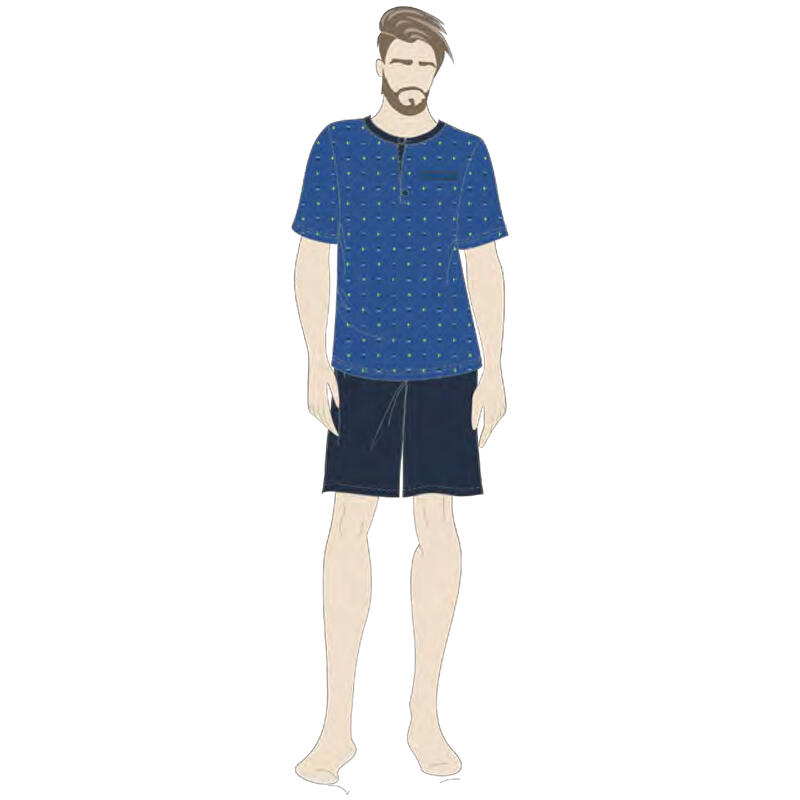 PIGIAMA UOMO MEZZA MANICA PANTALONCINO BuyBuy24 Abbilgiamento e Biancheria