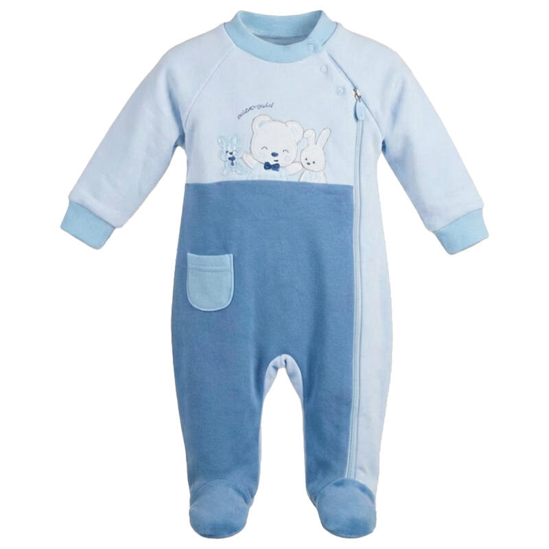 PIGIAMONE FELPA NEONATO CON ZIP BuyBuy24 Abbilgiamento e Biancheria