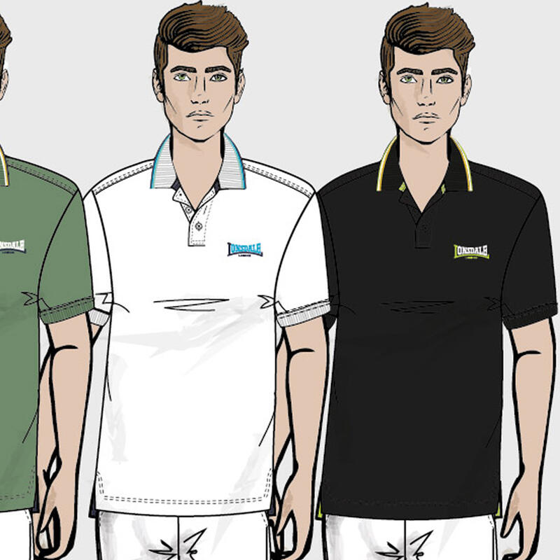 POLO UOMO MEZZA MANICA PIQUET BuyBuy24 Abbilgiamento e Biancheria