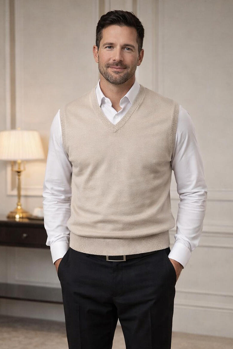 PULLOVER ELEGANTE SMANICATO CON SCOLLO A V BuyBuy24 Abbilgiamento e Biancheria