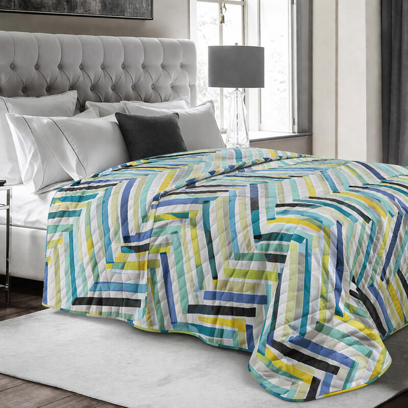 QUILT 1 PIAZZA MICROFIBRA CM 170X260 STAMPA DIGITALE BuyBuy24 Abbilgiamento e Biancheria