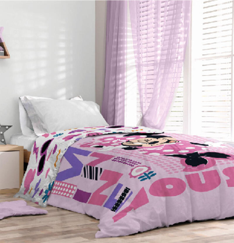 QUILT 1 PIAZZA MINNIE MICROFIBRA CM 160X260 BuyBuy24 Abbilgiamento e Biancheria