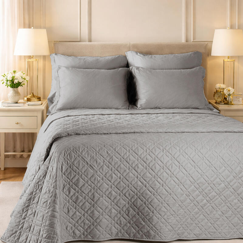 QUILT 2 PIAZZE BORDATO IN RASO CM 260X260 BuyBuy24 Abbilgiamento e Biancheria